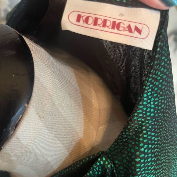 🎃 - GREEN Cowl Neck 80's Style Top! - Picture 6 of 12